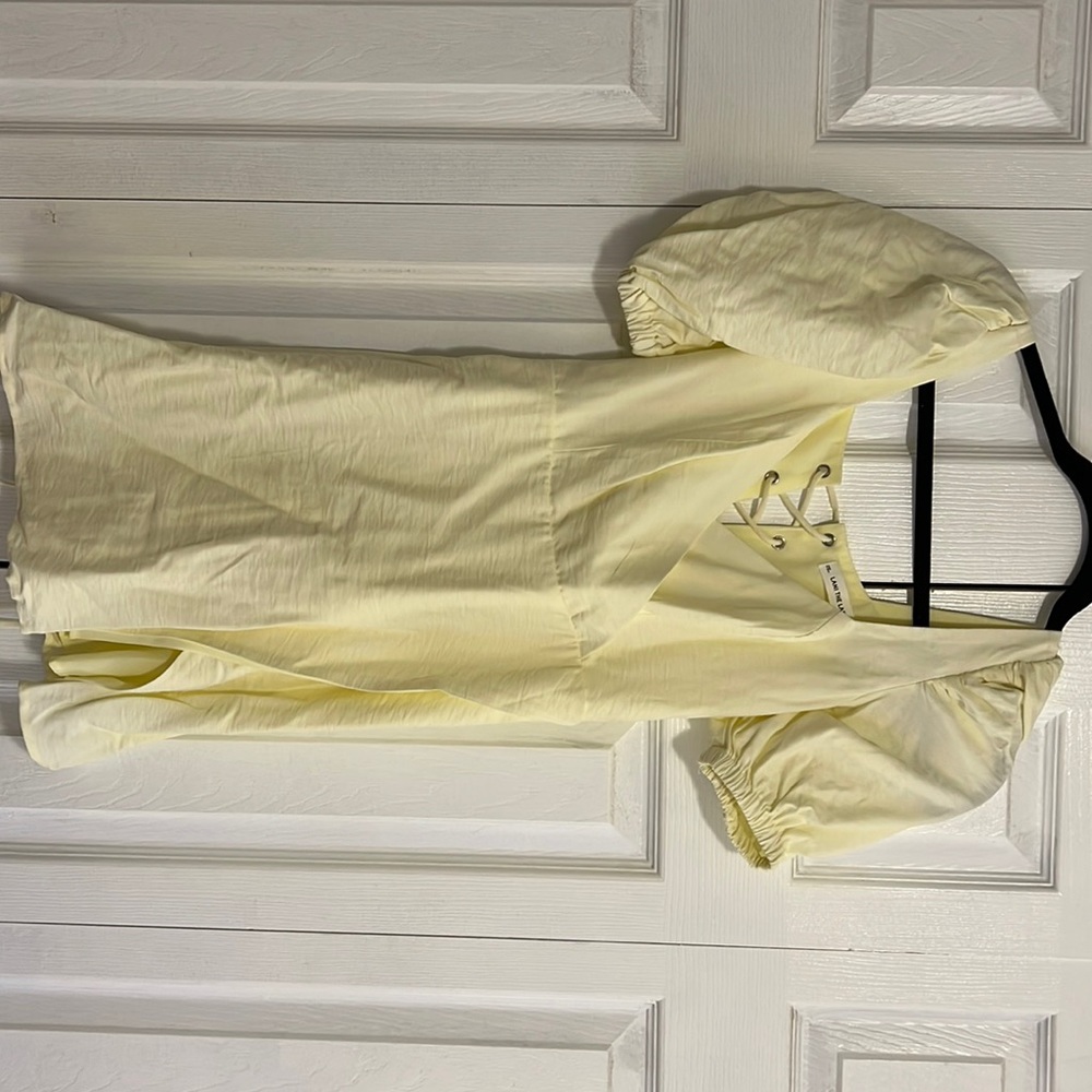 Lani the label yellow dress xs